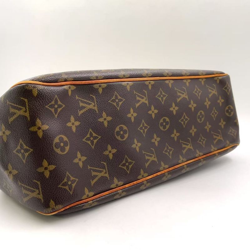 Louis Vuitton Batignolles Orizontal Monogram Leather × PVC Brown Shoulder Bag