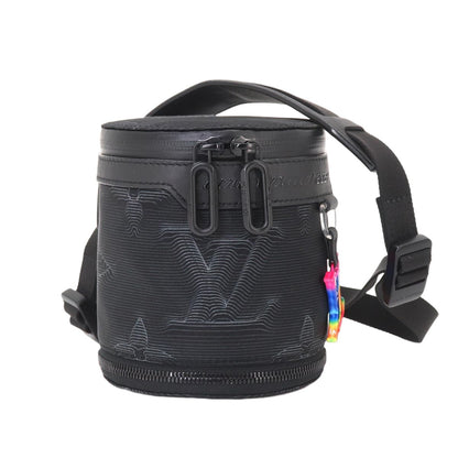 Louis Vuitton Expansion Double Polochon Shoulder Bag Nylon Leather