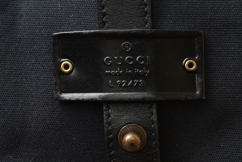 Gucci Shoulder Bag Vintage Gucci 2WAY One Shoulder Body Bag Black 92473