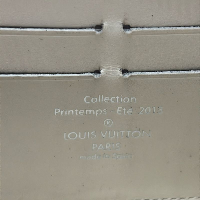 Louis Vuitton Long Wallet Damier Faceted Zippy Wallet M94401 Jeanne Leather