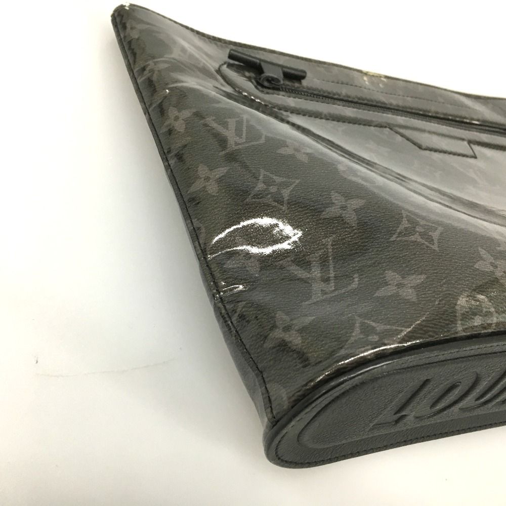 Louis Vuitton Monogram Eclipse Glaze Pochette Cosmos Clutch Bag