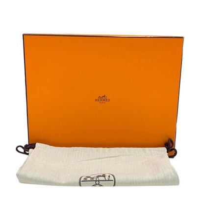 Hermes Saint Germain Boots Short Boots Shoes Patent Black Silver Kelly Hardware