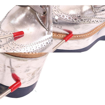 Prada Thick Sole Leather Shoes — view 10