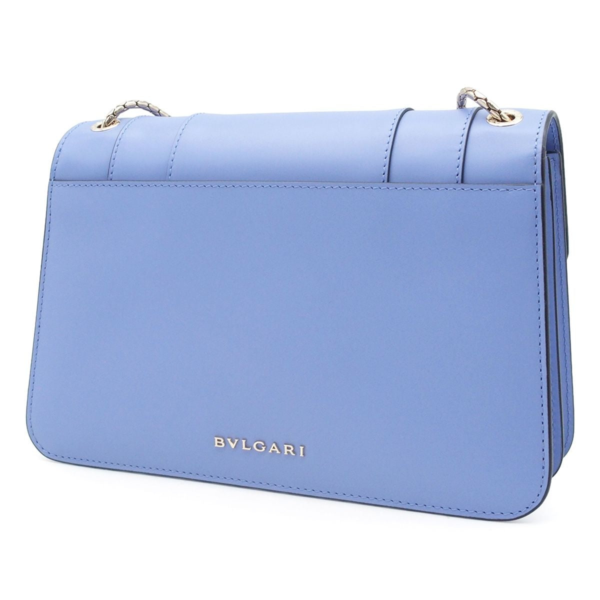 Bvlgari Serpenti Forever Chain Shoulder Bag Lavender Leather — view 2
