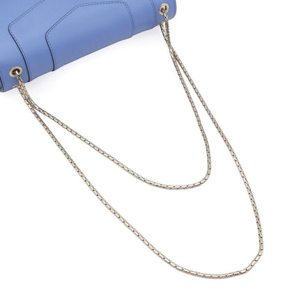 Bvlgari Serpenti Forever Chain Shoulder Bag Lavender Leather — view 3