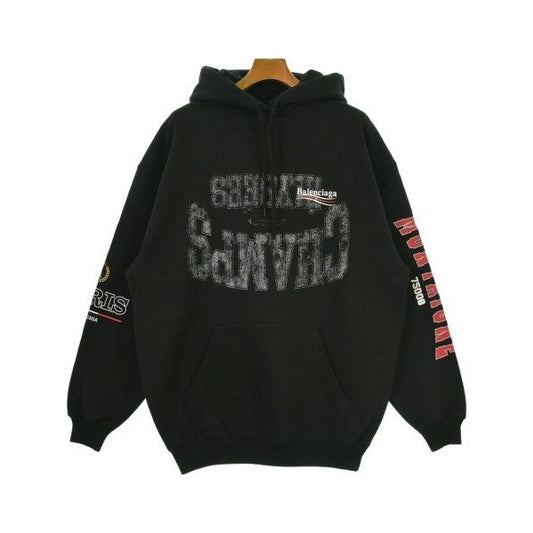 Balenciaga Hoodie Cotton Black