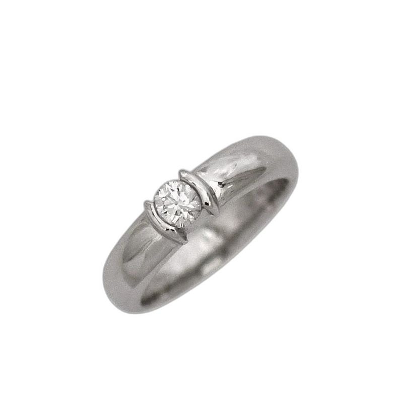 Tiffany & Co Dots Solitaire Diamond Ring