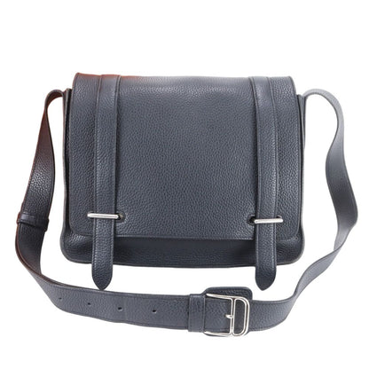 Hermes Steve Caporal 27 Taurillon Clemence Leather Shoulder Bag Crossbody