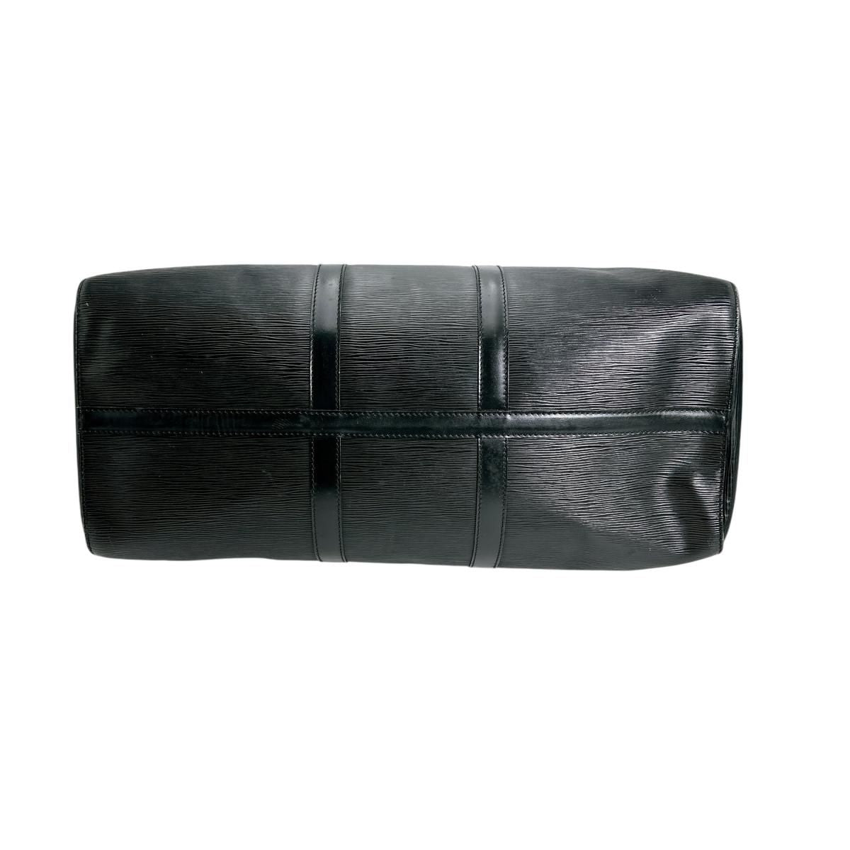 Louis Vuitton Epi Travel Bag Keepall 50 Boston Black