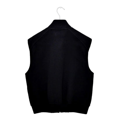Hermes Gilet Bomba-style Vest Double Face Black 38 Size Cashmere