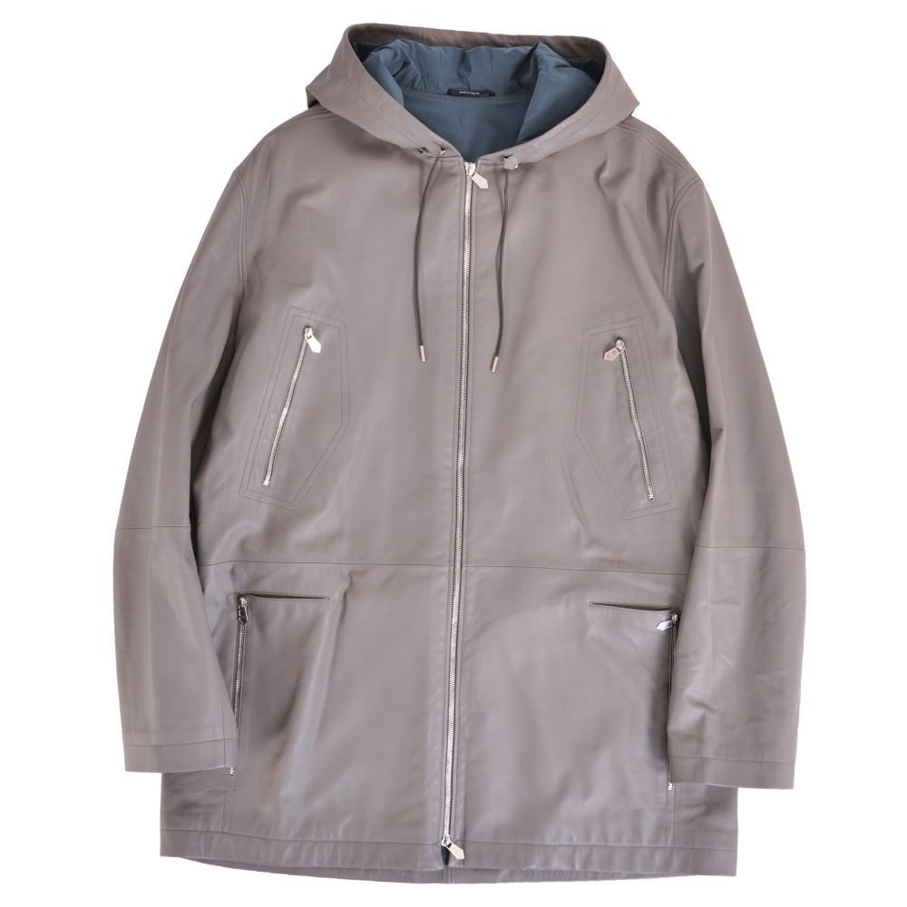 Hermes Jacket Leather Zip Up
