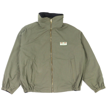 Gucci Cotton Interlocking Web Stripe Reversible Jacket — view 2