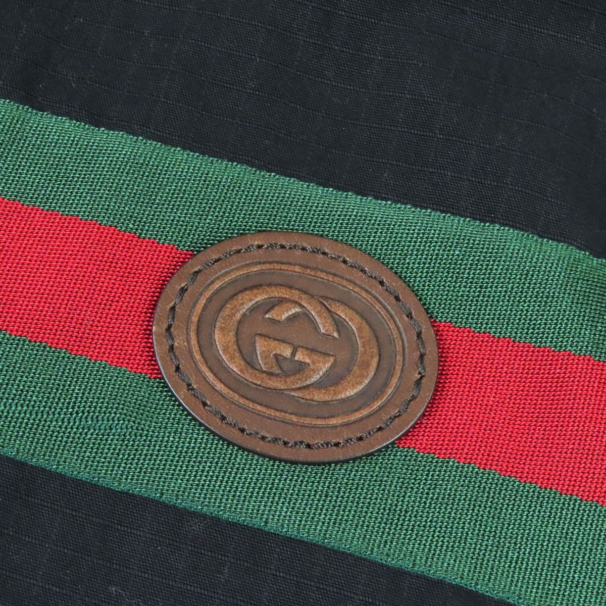 Gucci Cotton Interlocking Web Stripe Reversible Jacket — view 7