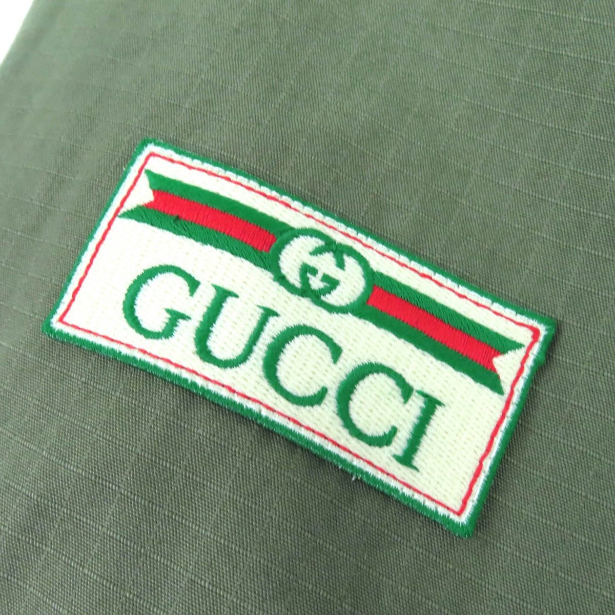 Gucci Cotton Interlocking Web Stripe Reversible Jacket — view 8