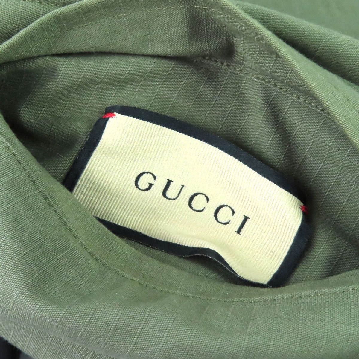 Gucci Cotton Interlocking Web Stripe Reversible Jacket — view 10