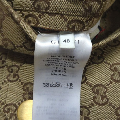 Gucci Pea 48 GG Reversible Size Beige Coat