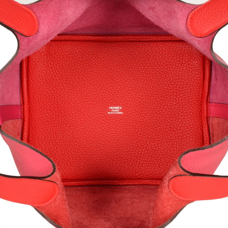 Hermes Picotin Lock Cazac Deux 22mm (087in) Handbag Taurillon Cles Mance