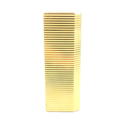  Cartier Pentagon Striped Pentagonal Roller Gas Lighter Gold