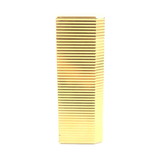  Cartier Pentagon Striped Pentagonal Roller Gas Lighter Gold