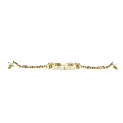 Chanel Perfume Bottle Swing Earrings Coco Mark Fake Pearl 23BS