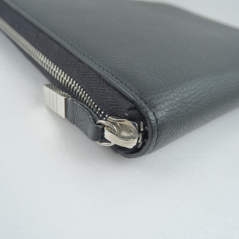 DIOR Homme Dior Homme Document Case Calf Black Unisex Clutch Bag