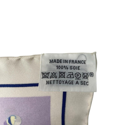Hermes Gavroche Carre 45 Marble Scarf Bandana Silk — view 5