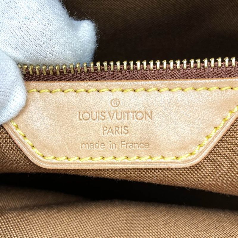 Louis Vuitton M51151 Cabas Mezzo Tote Bag Monogram Canvas Brown Ladies Men