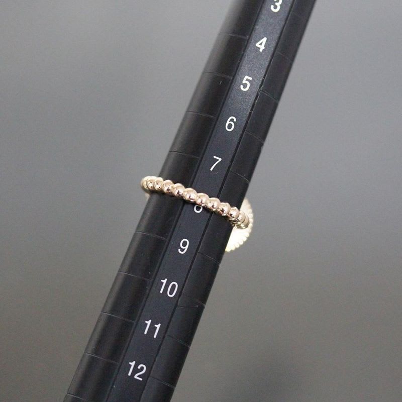 Dior Rose De Van Pave Diamond Ring 750 18K Pink Gold Box And Paper E1112