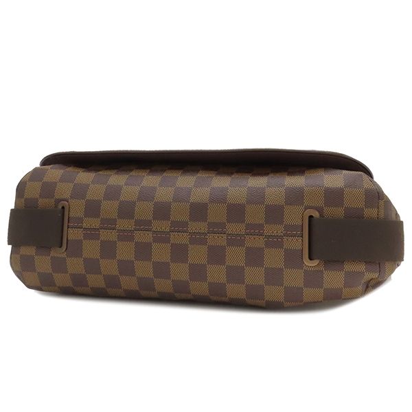 Louis Vuitton Shoulder Bag Brooklyn GM Damier Canvas Damier Ebene Gold Hardware