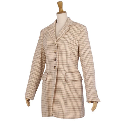 Vintage Hermes Jacket Tailored Wool Chi