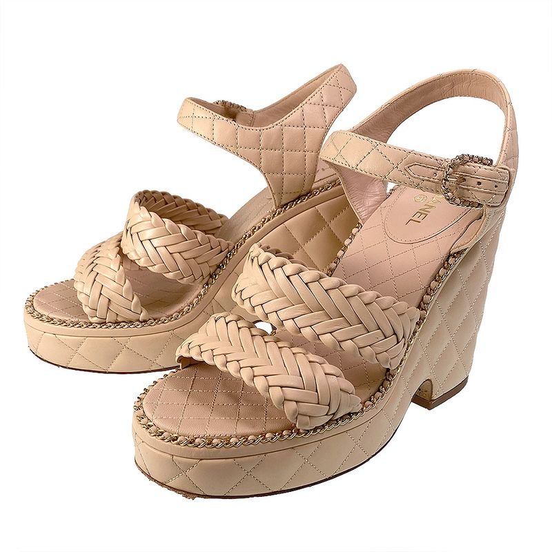 Chanel Sandals With Chain Sandals