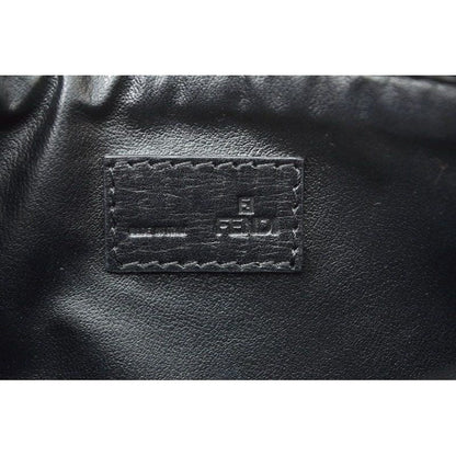 Fendi Cosmetic Pouch Travel Zucchino Black — view 8