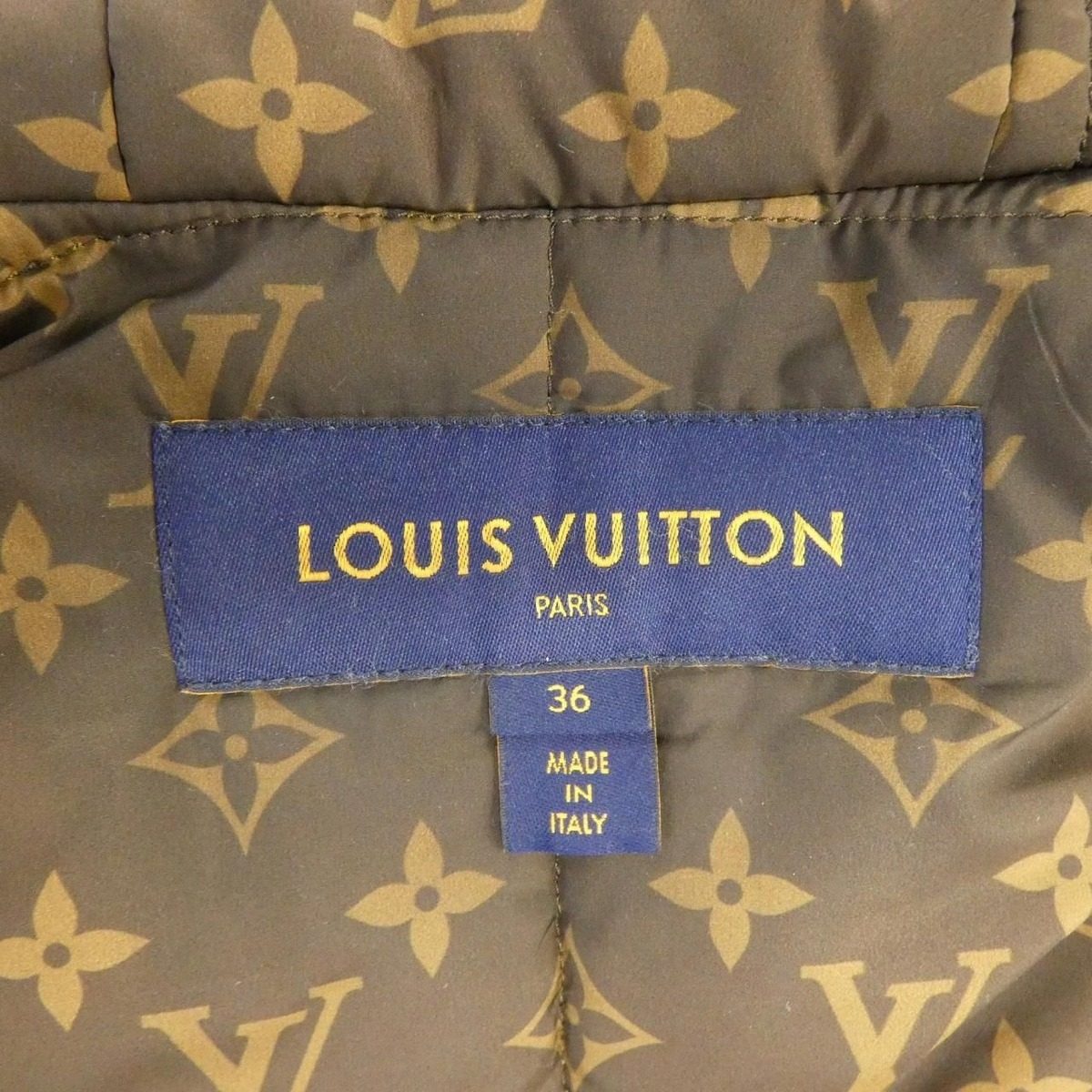 Louis Vuitton Short Pillow Puffer Wrap Coat — view 5