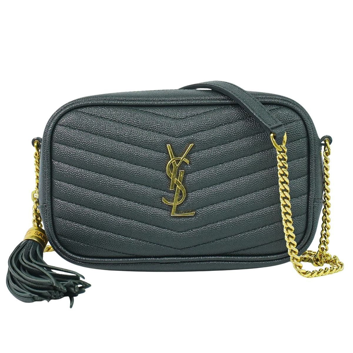 Saint Laurent Lou Tassel Chain Shoulder Bag Pochette