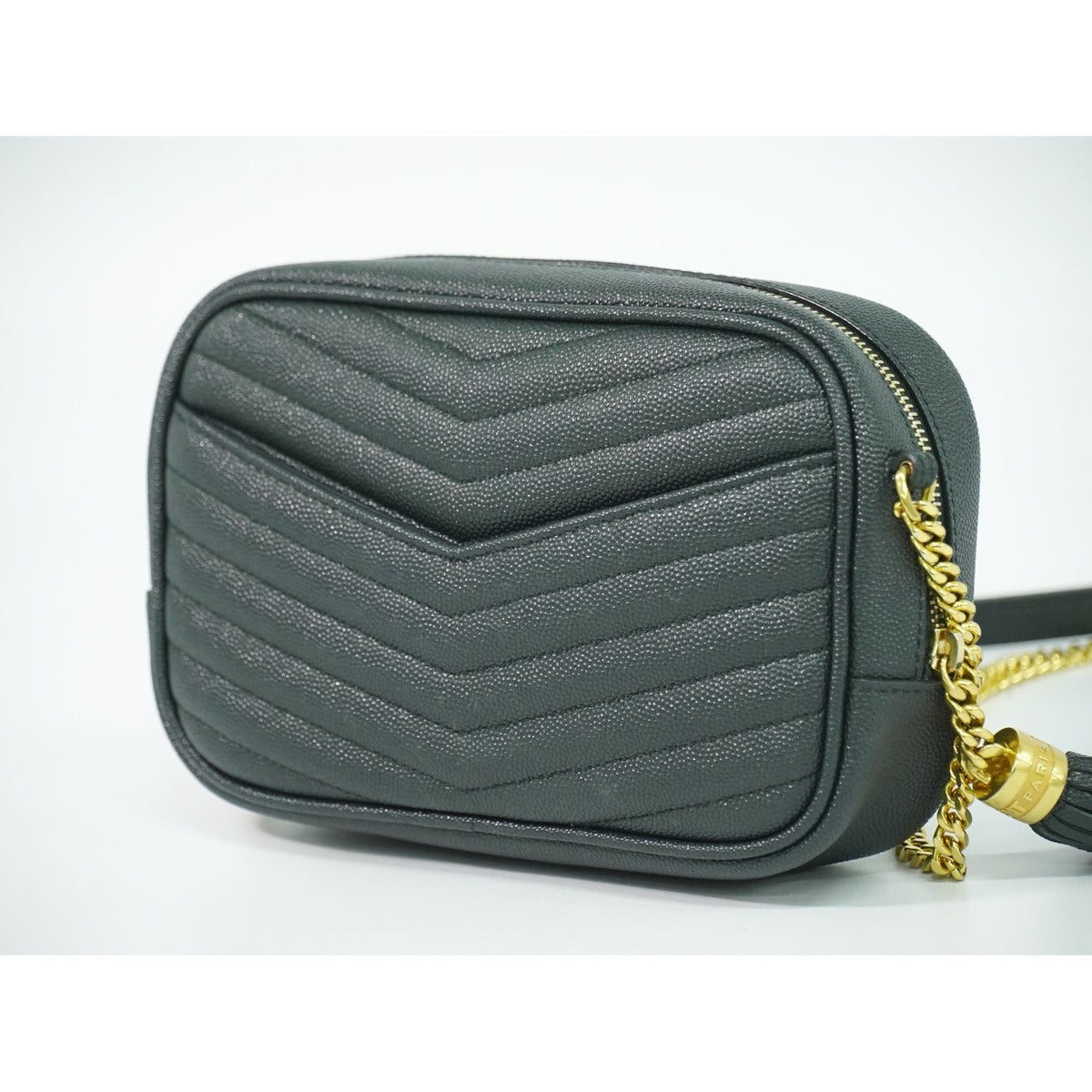 Saint Laurent Lou Tassel Chain Shoulder Bag Pochette — view 2