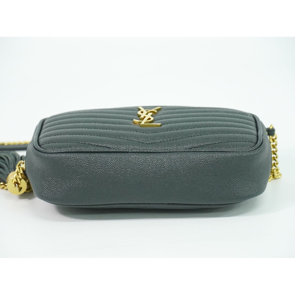 Saint Laurent Lou Tassel Chain Shoulder Bag Pochette — view 3