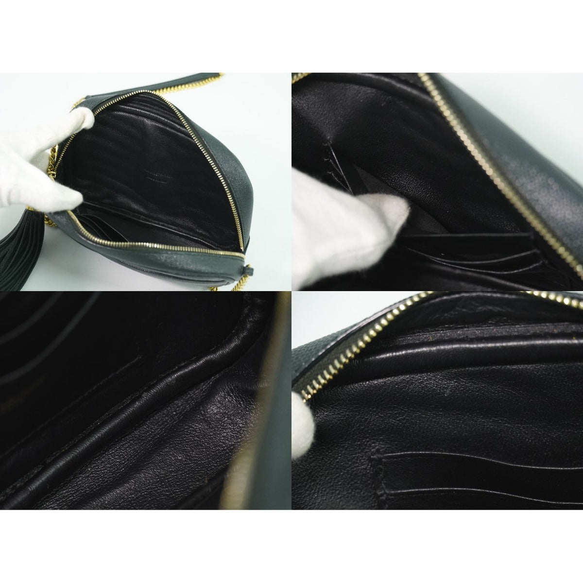 Saint Laurent Lou Tassel Chain Shoulder Bag Pochette — view 8