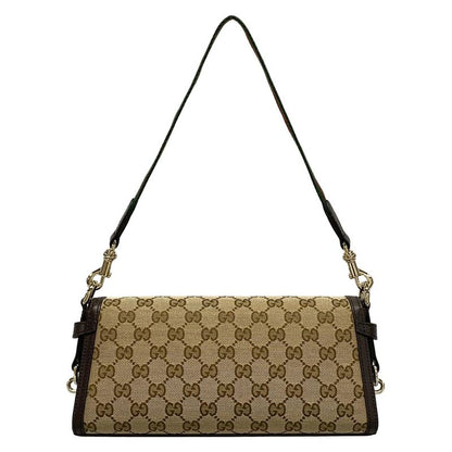 Gucci Shoulder Bag GG Pattern Sherry (web) 786027 Dark Brown Beige And Multi