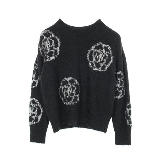 Chanel Knit Camellia Silk Cashmere