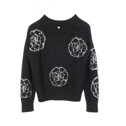 Chanel Knit Camellia Silk Cashmere — view 2