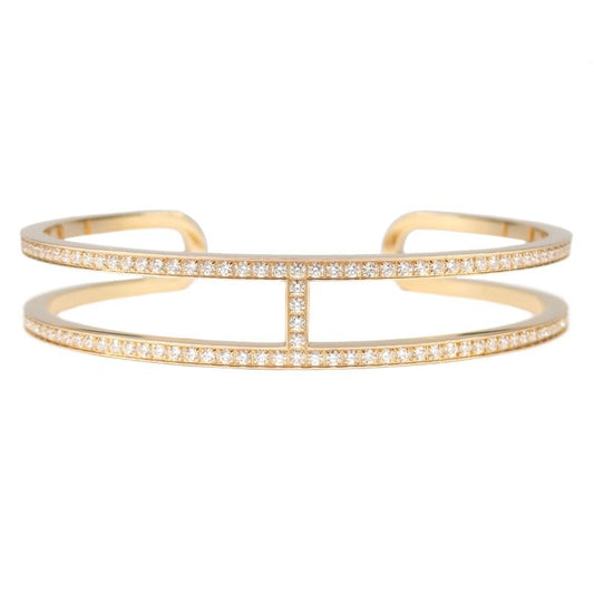 Hermes Bracelet Eva-chaine D'ancre SH Diamond AU 750 PG Pink