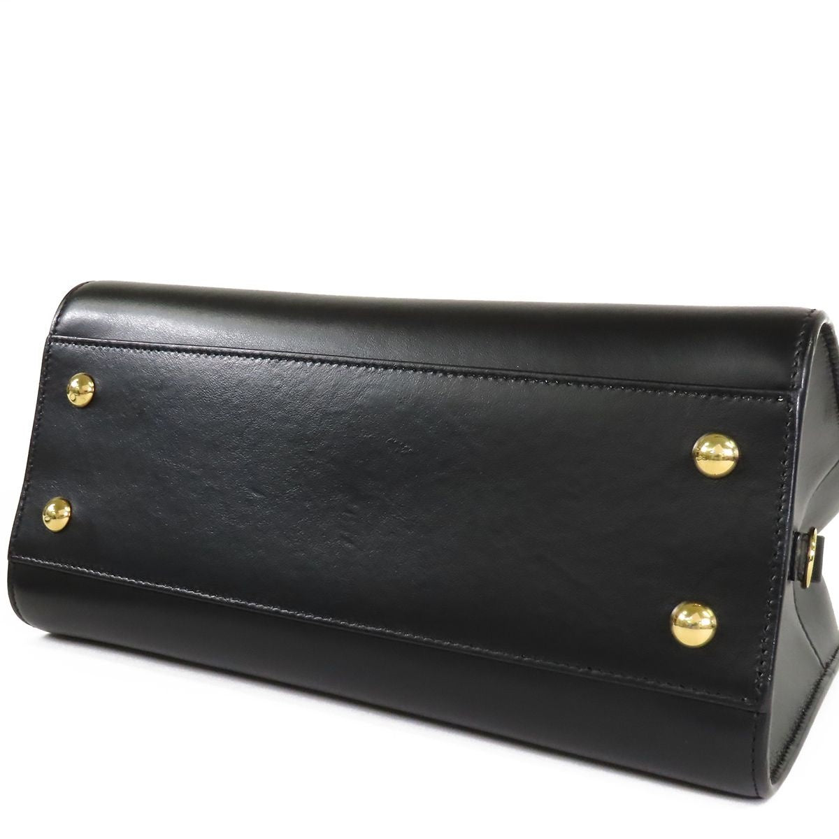 Saint Laurent Baby Cabas Black Leather Monogram 2-Way Shoulder Bag — view 3