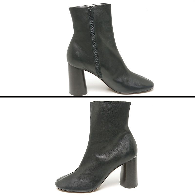 Celine Short Boots 36 Black Heel Approx 8cm (3.15in)
