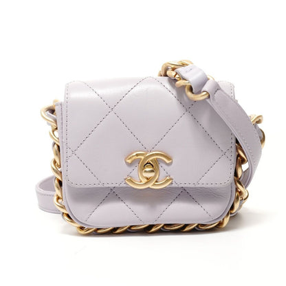 Chanel Shoulder Bag Mini Quilted Chain