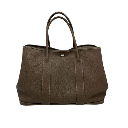 Hermes Handbag Garden Party 36 Etoupe □P Brown