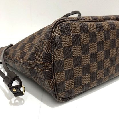 Louis Vuitton Damier Neverfull PM N51109 Tote Bag Shoulder Brown Preowned 005815