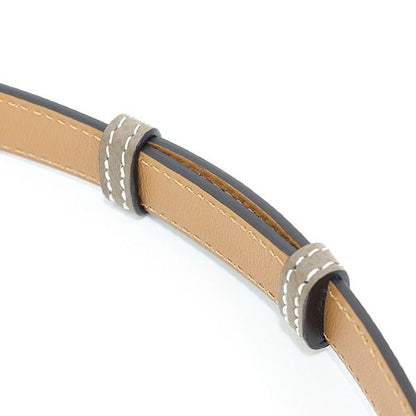 Hermes Women's Belt Kelly 18 Vaux Epson Etoupe Gold Hardware K Engraved (2025)