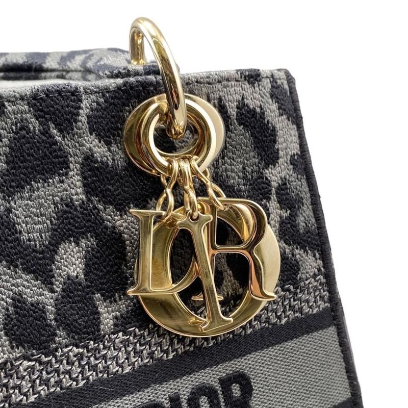 Christian Dior Handbag Shoulder Bag Lady D-Lite Medium Bag M0565orhm Leopard