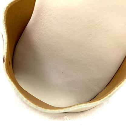 Hermes Sandals White Evelyn 40 25.0 cm Leather