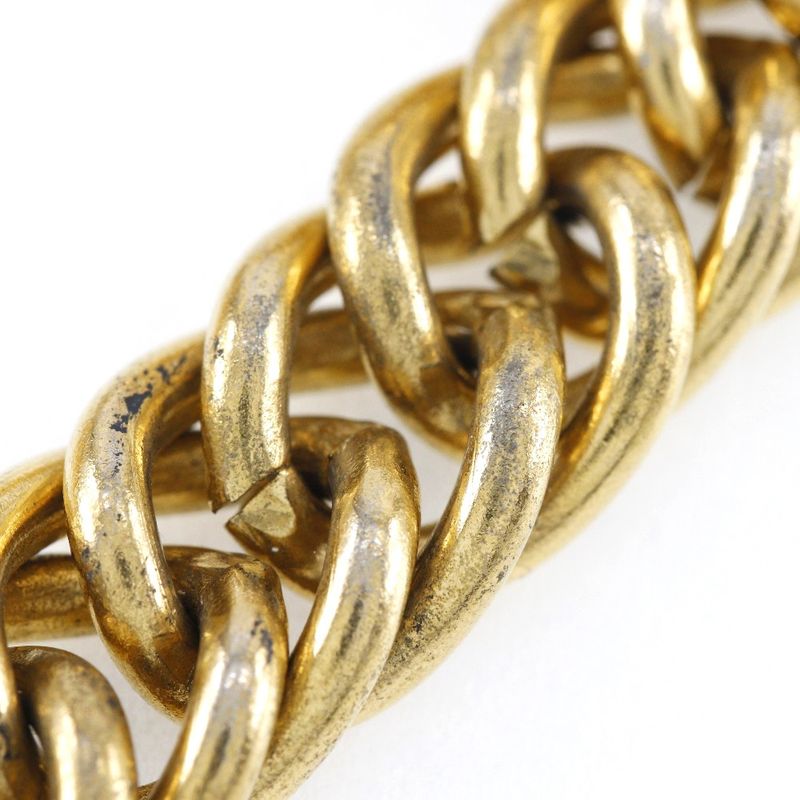 Chanel Gold Plated Ladies 58.2g Bracelet